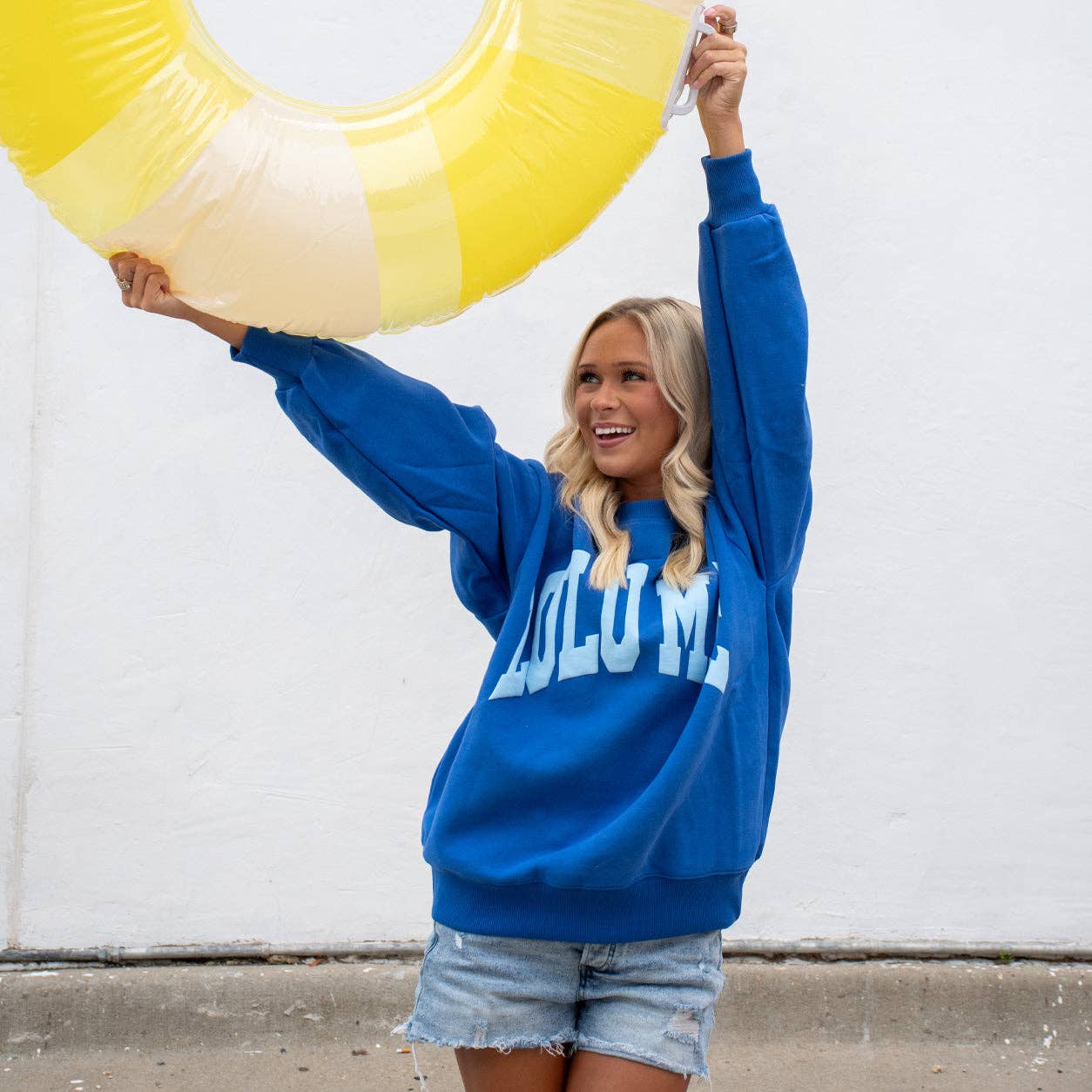 Royal/Light Blue Puff Colorblock