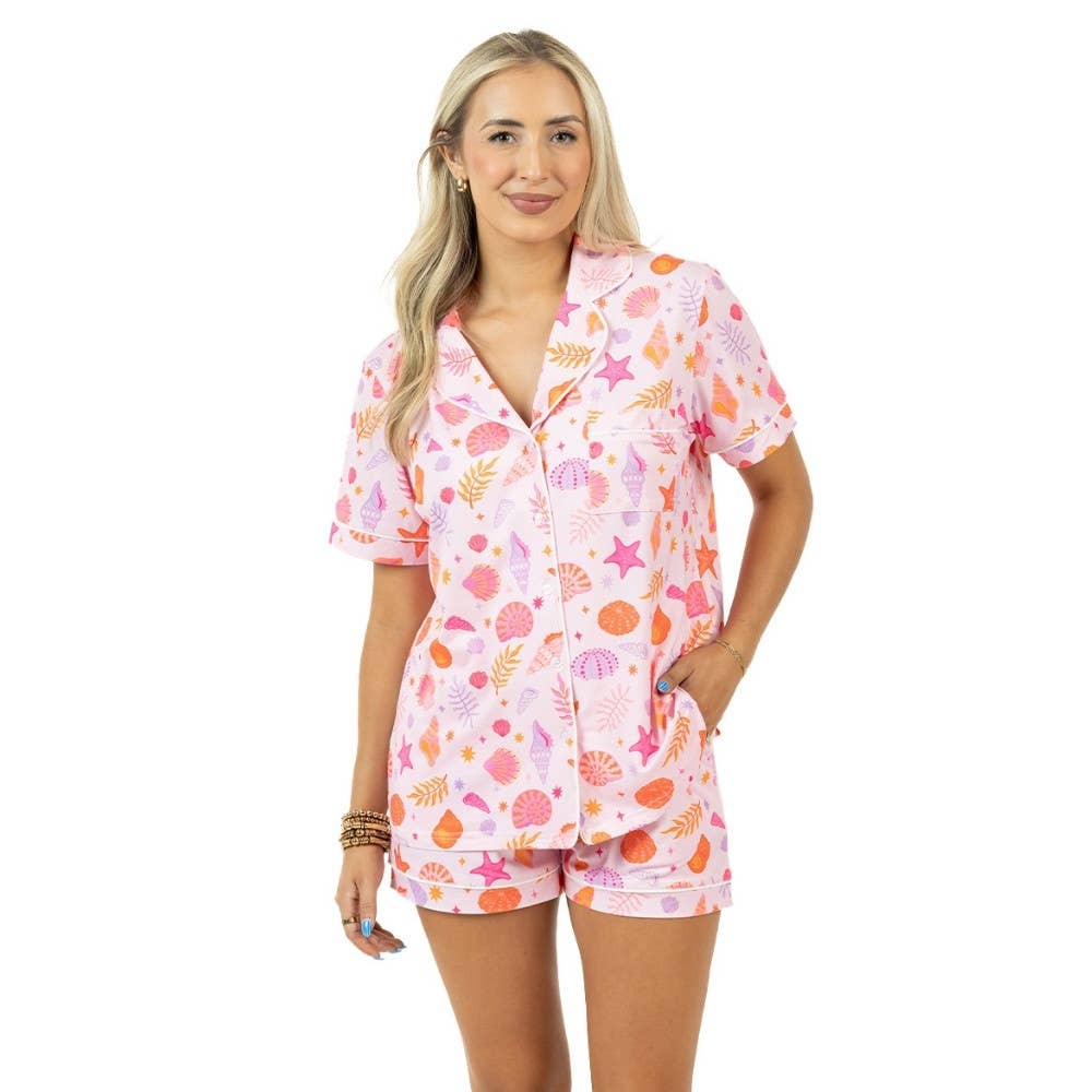 Beach Seashells Women's Pajama Set