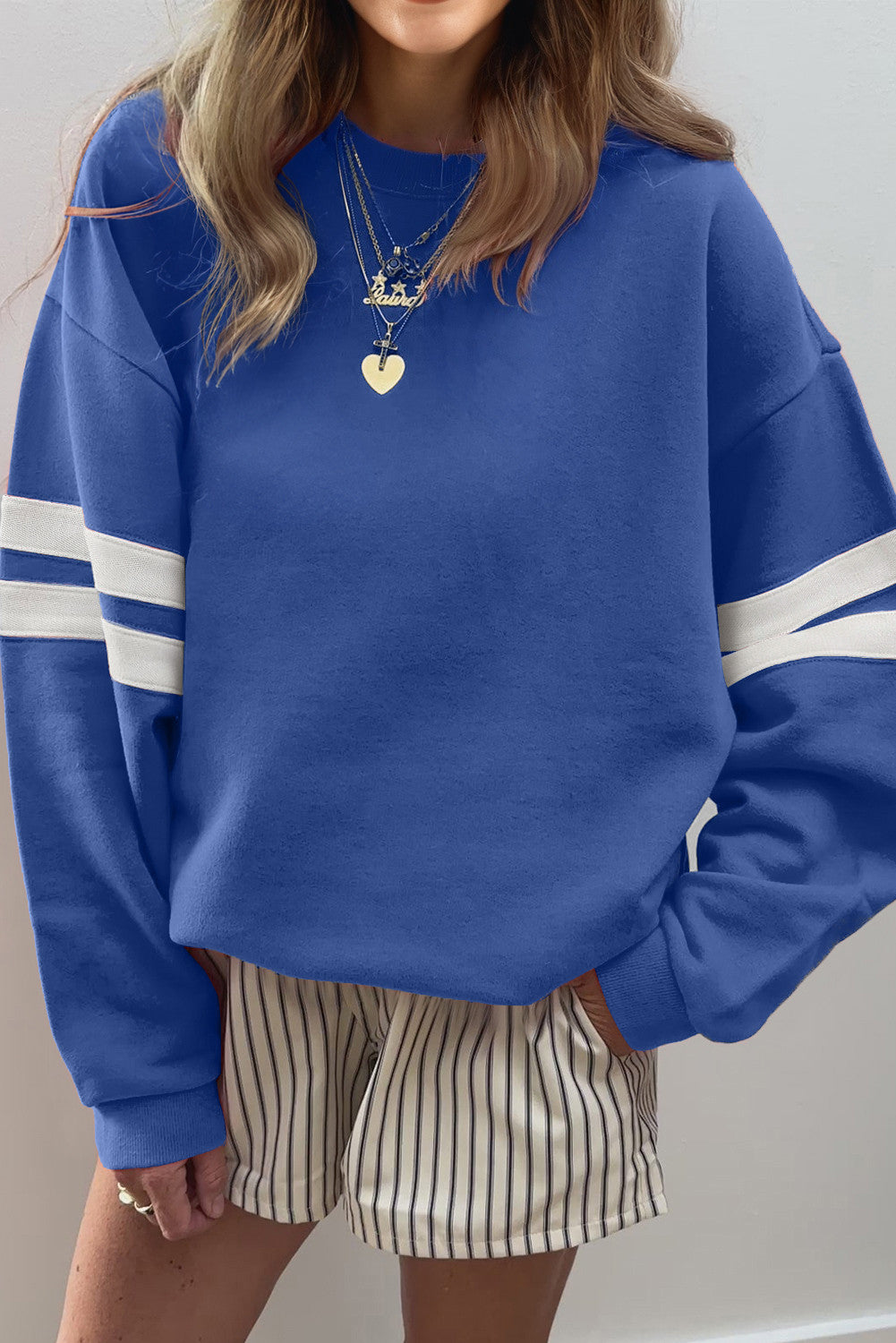 Varsity Stripe Sweatshirt