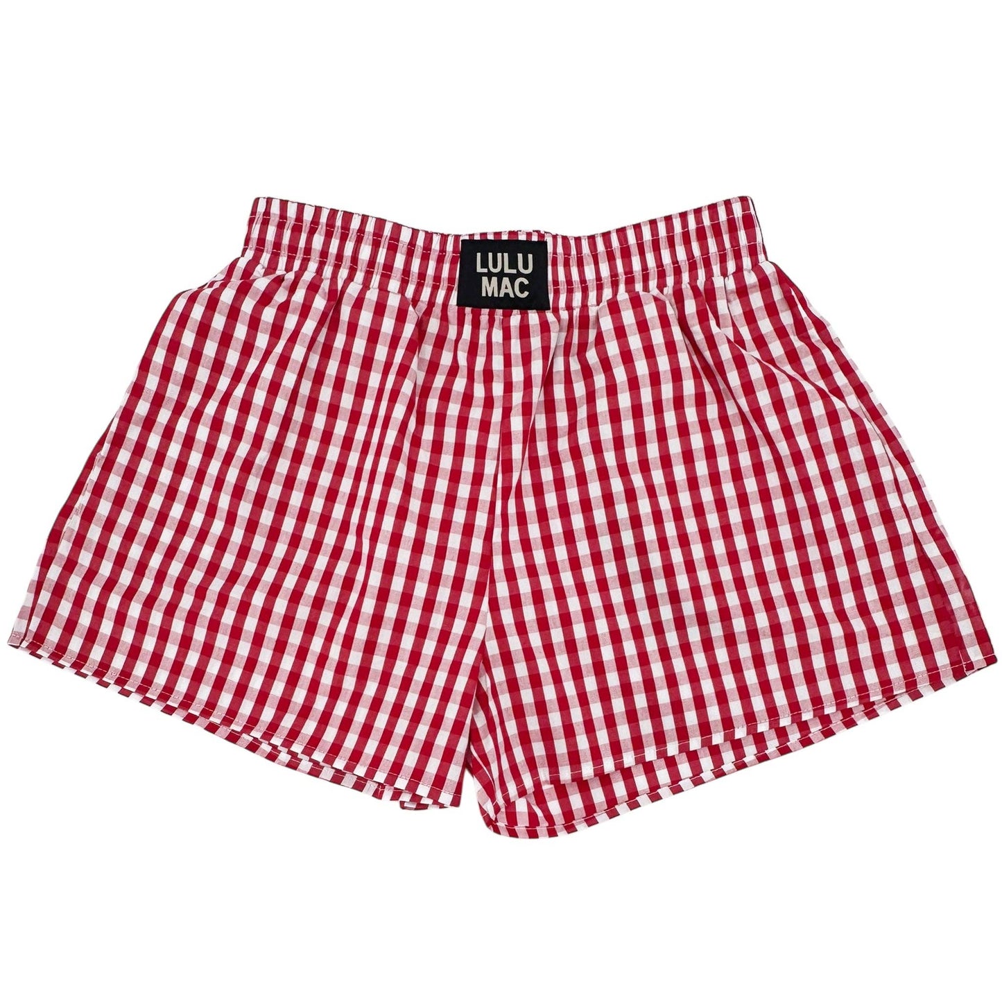 RED GINGHAM BOXER SHORT
