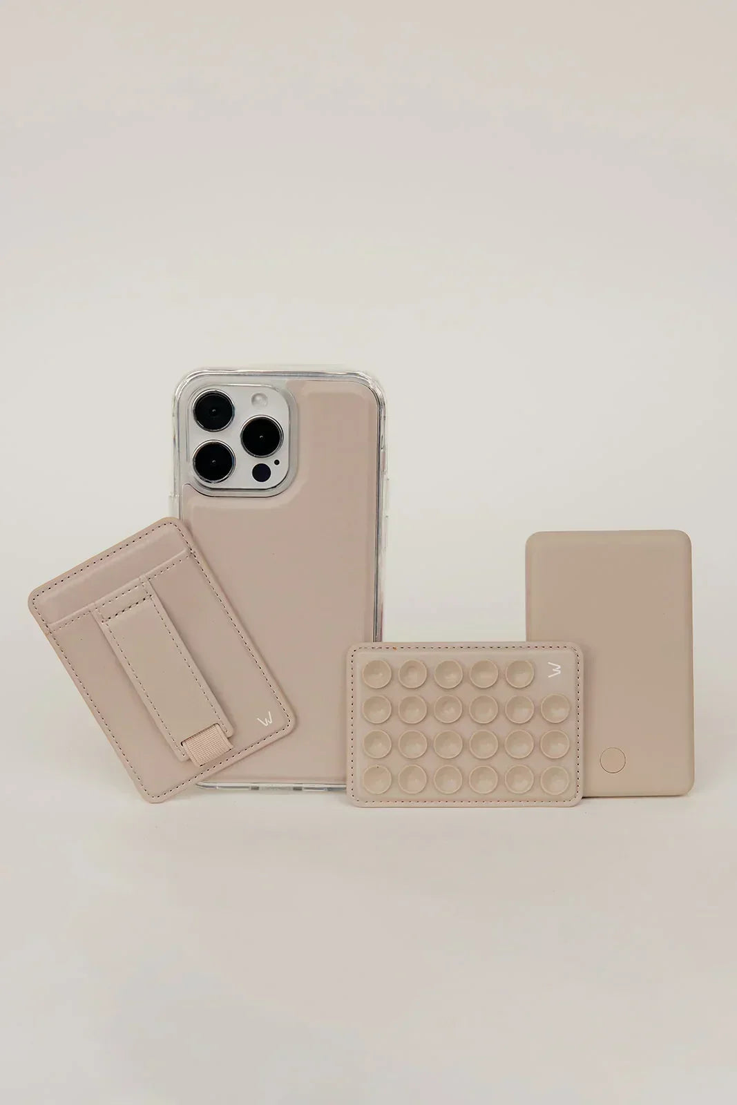 Almond Cream Magnetic Wallet
