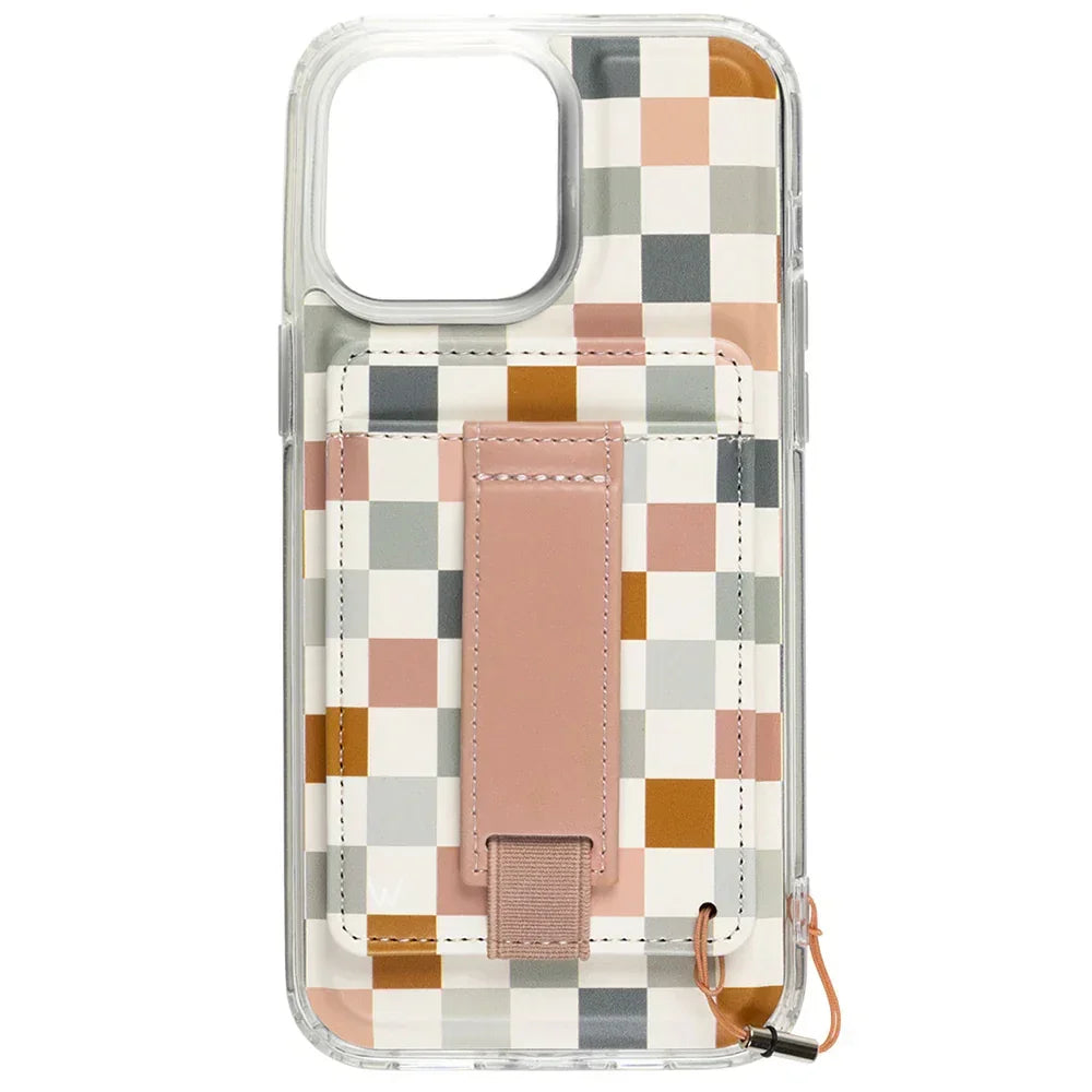 Coastal Check Magnetic Case and Wallet