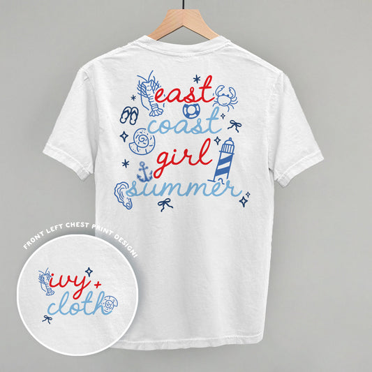 East Coast Girl Summer Doodles (Back Print)