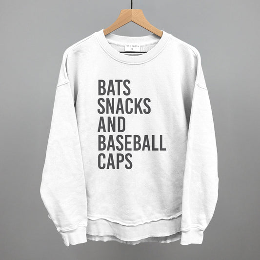 Bats, Snacks, And Baseball Caps