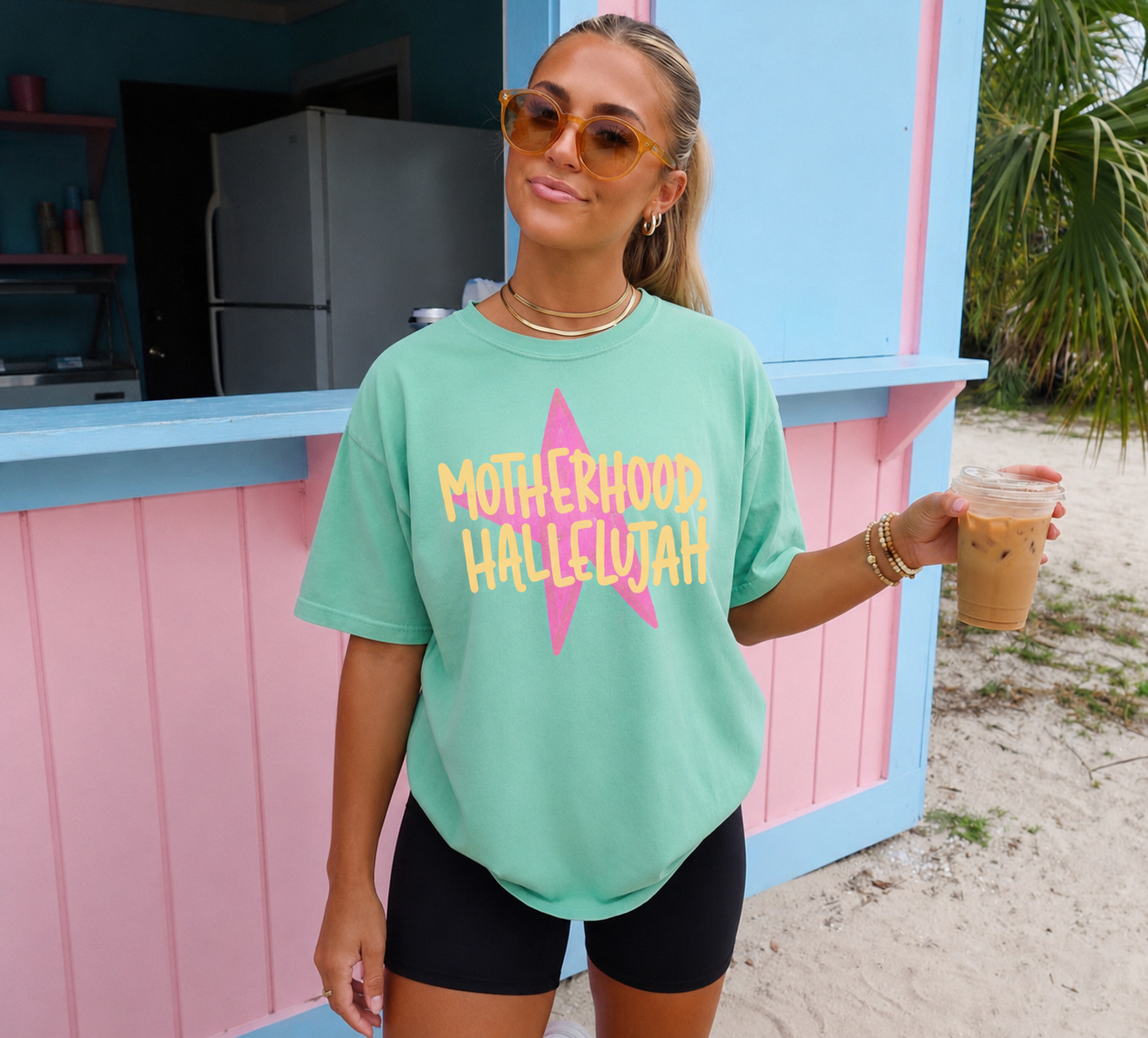 Motherhood Hallelujah Tee