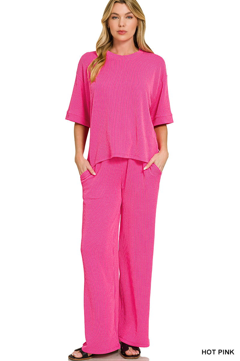 Zenana Tee Pants Set