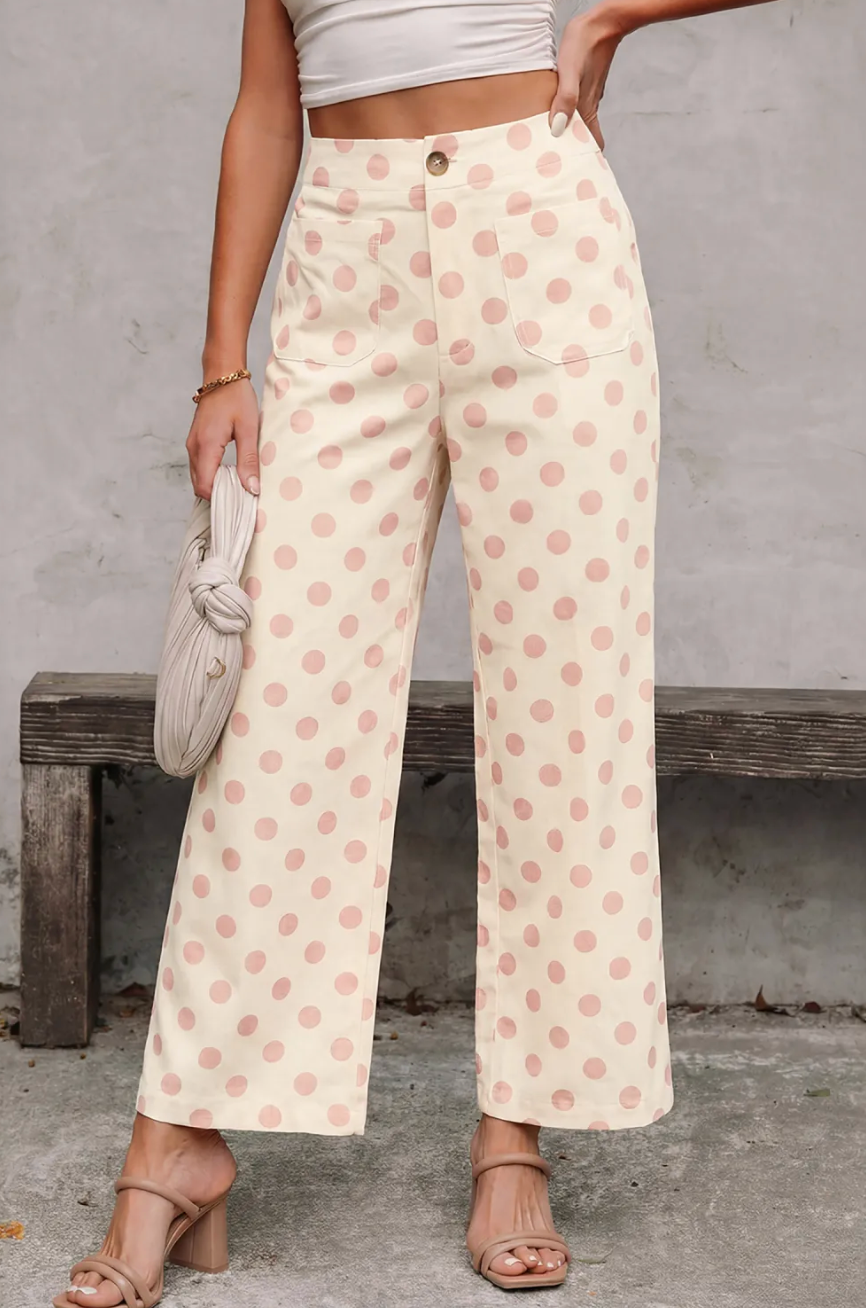 Pretty Pink Polka Dot Pants RTS