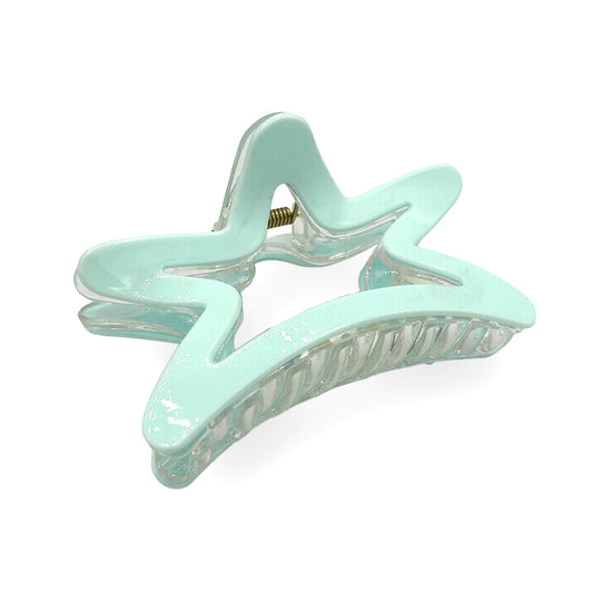 Coastal Blue Star Claw Clip
