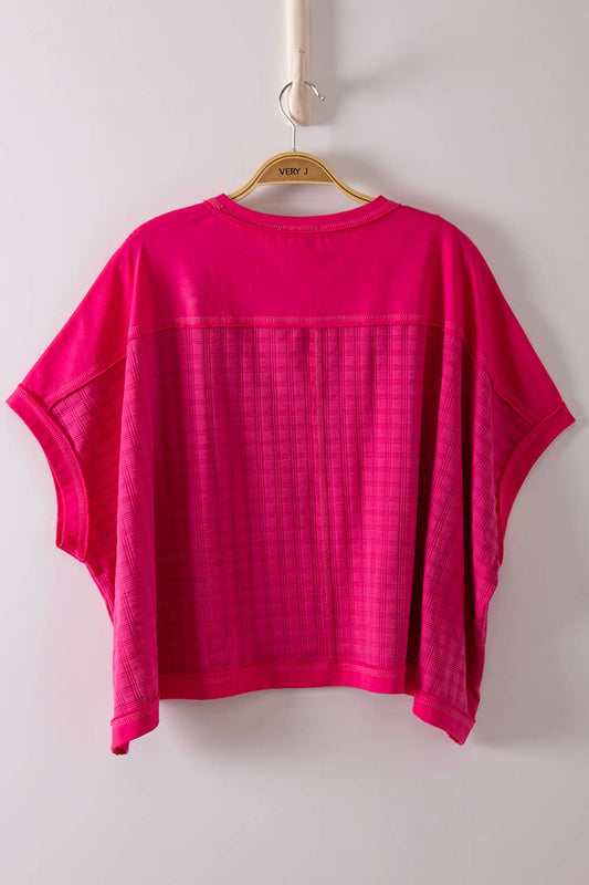 Pink Dolman Top