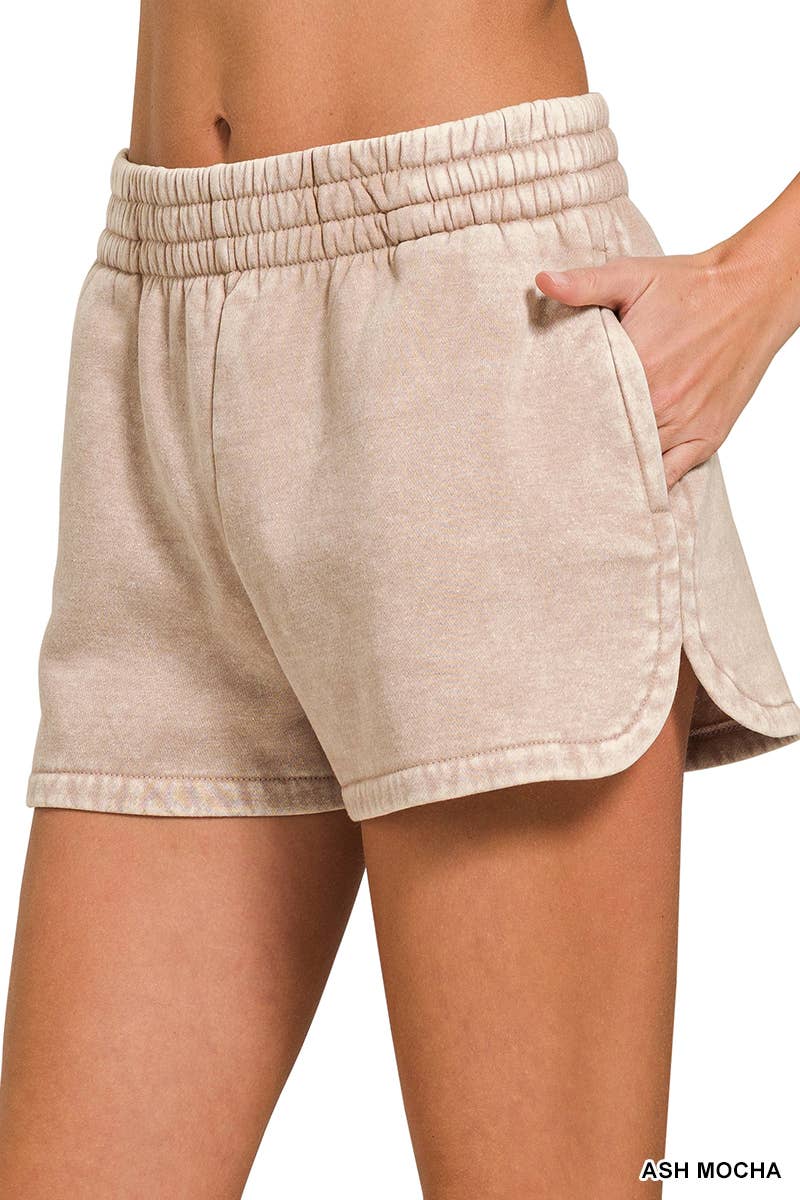 Zenana Fleece Shorts