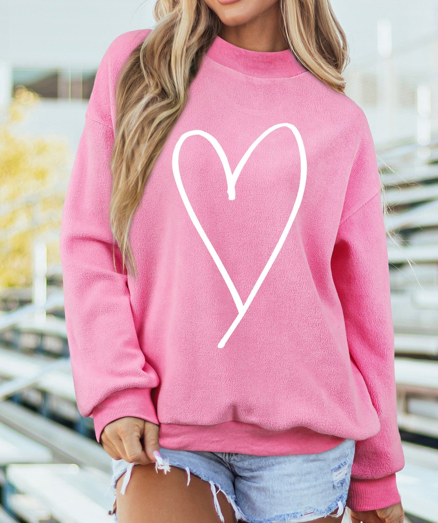 Pink Lover Reversible Mock