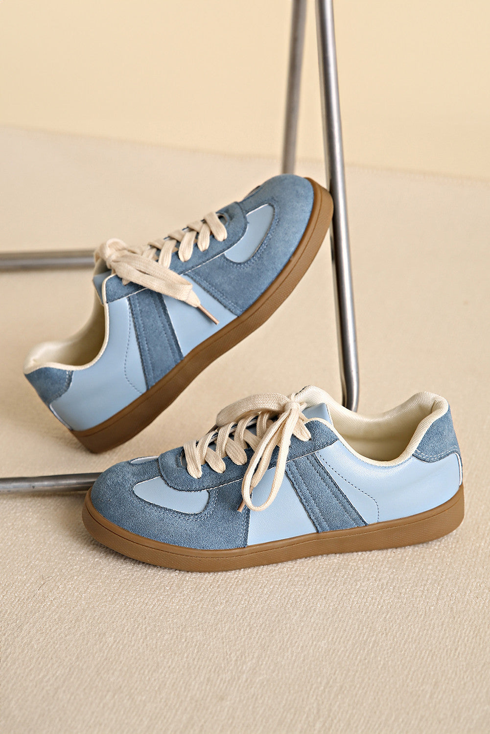 Blue Two Tone Sneakers