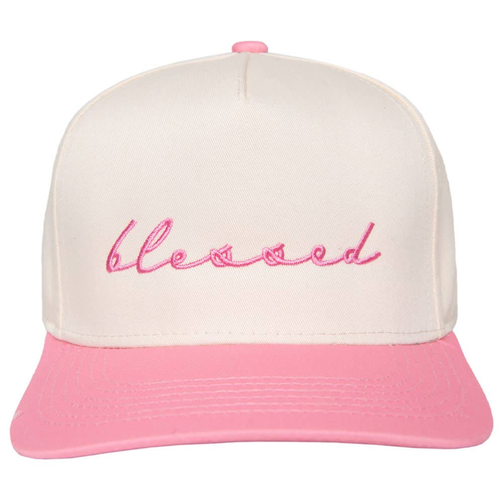 Blessed Two-Toned Vintage Hat