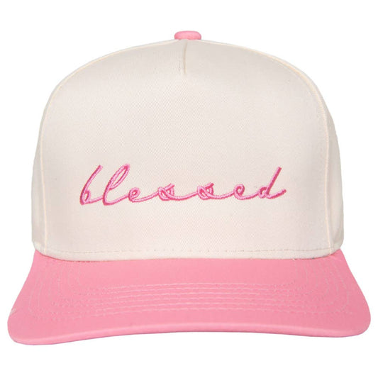 Blessed Two-Toned Vintage Hat
